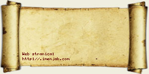 Neva Stojadinović vizit kartica